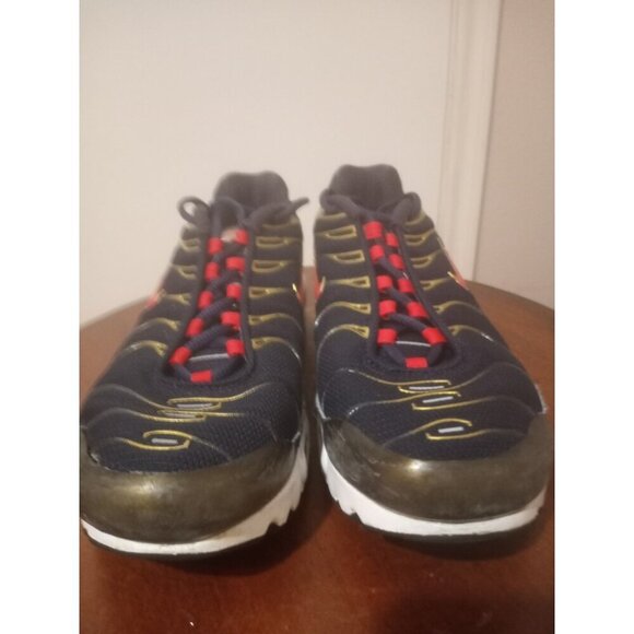 Nike Air Max Plus OG Size 5.5 Y Obsidian/ Comet Red, DJ2009-400 Tennis Shoes - Picture 8 of 16